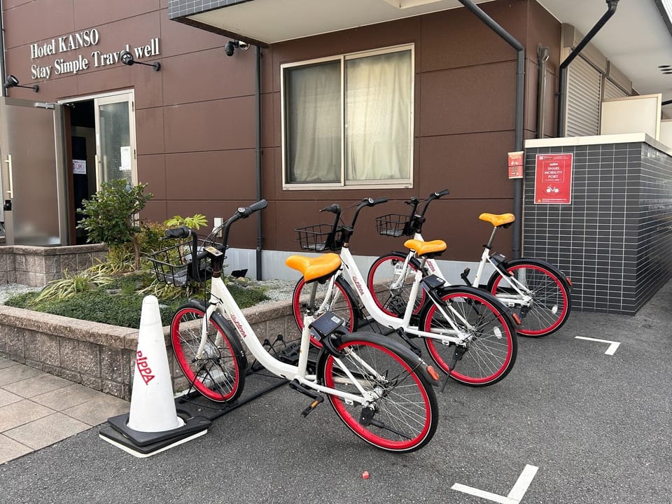 1 minute walk to share cycle (PiPPA port) Convenient for shopping and sightseeing