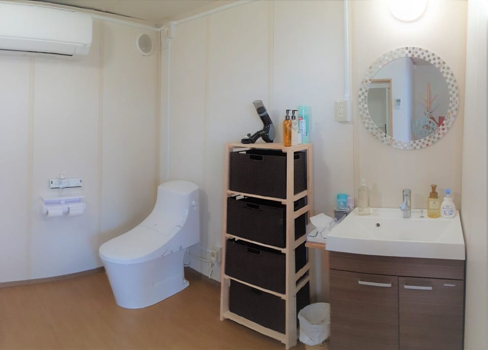 Dedicated washrooms and toilets at each site