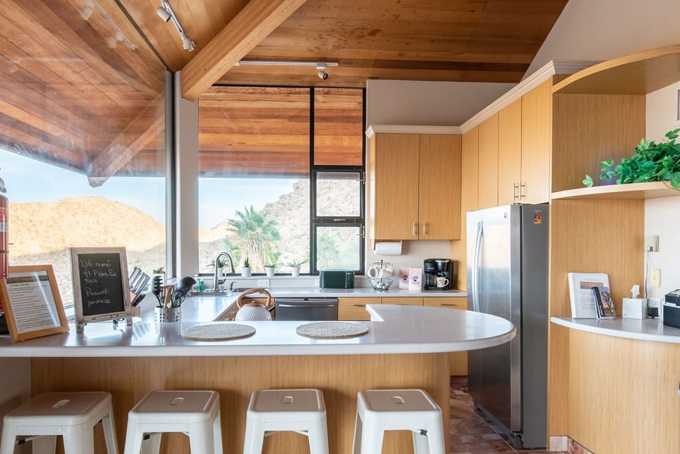 kitchen with a view