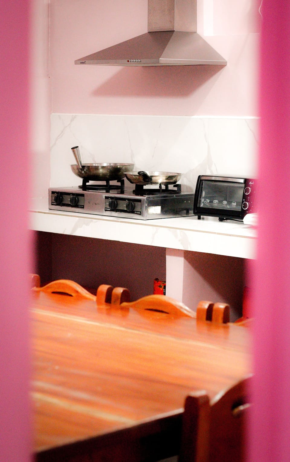 Shared fridge, microwave, coffee/tea maker, electric kettle