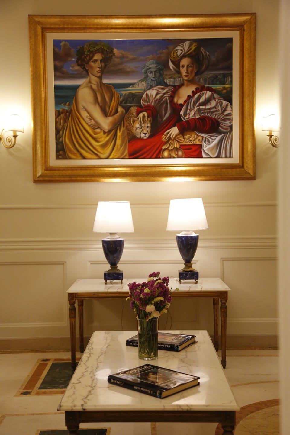 Lobby sitting area