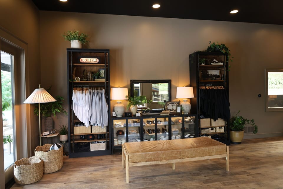 The Hub-merch section