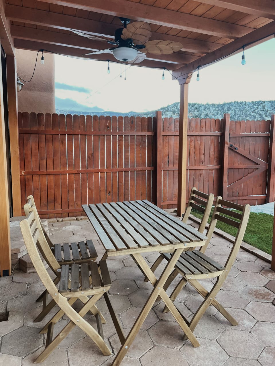 Outdoor dining