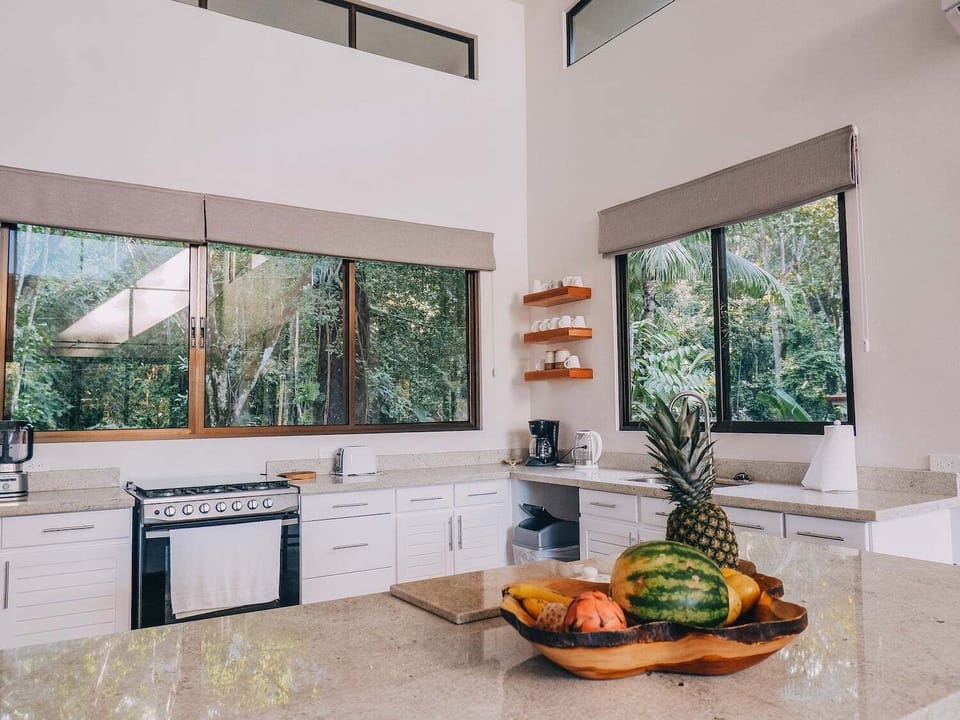 Fully equipped kitchen in the main house
