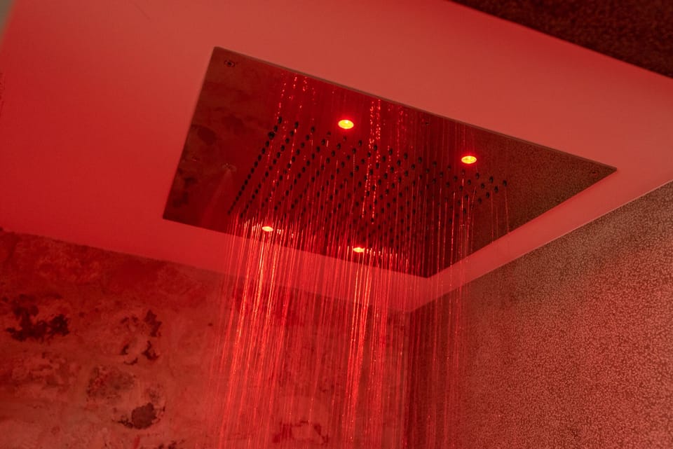 Deluxe Double Room, Pool Access, Garden View | Bathroom | Shower, rainfall showerhead, designer toiletries, hair dryer