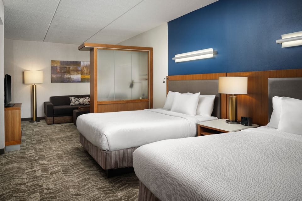 In-room safe, desk, free cribs/infant beds, bed sheets