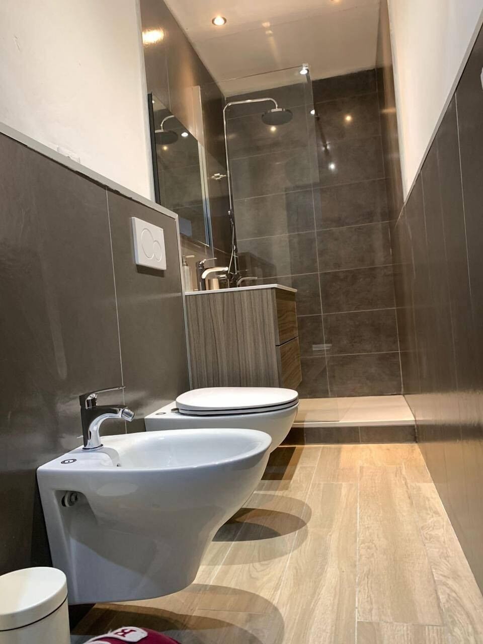 Business Single Room | Bathroom | Shower, rainfall showerhead, eco-friendly toiletries, hair dryer