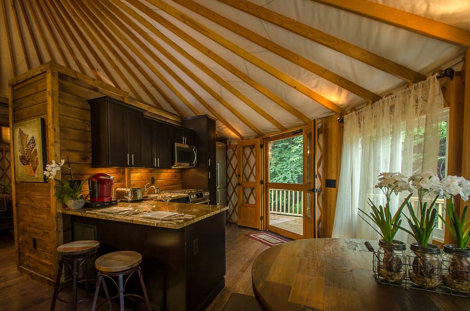 full equipped kitchen with stainless steel appliances and plenty of cabinet space