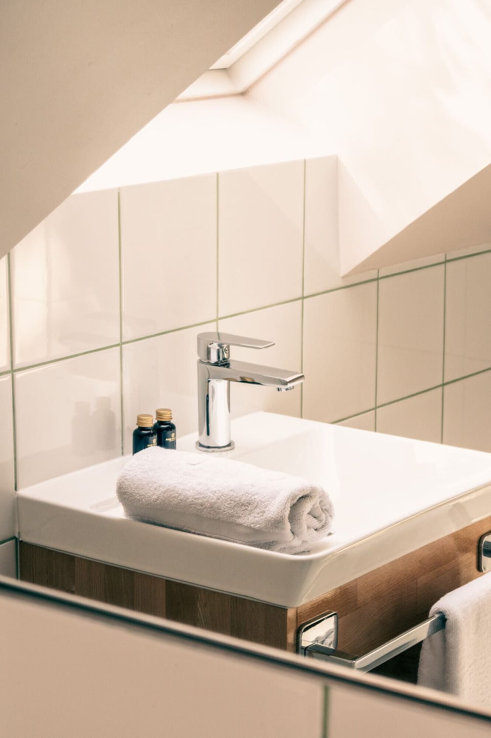 Shower, towels