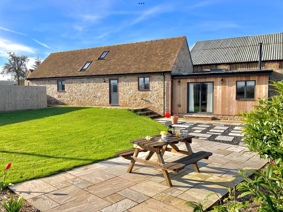 Evenwood Byre, Shropshire: View from the garden
