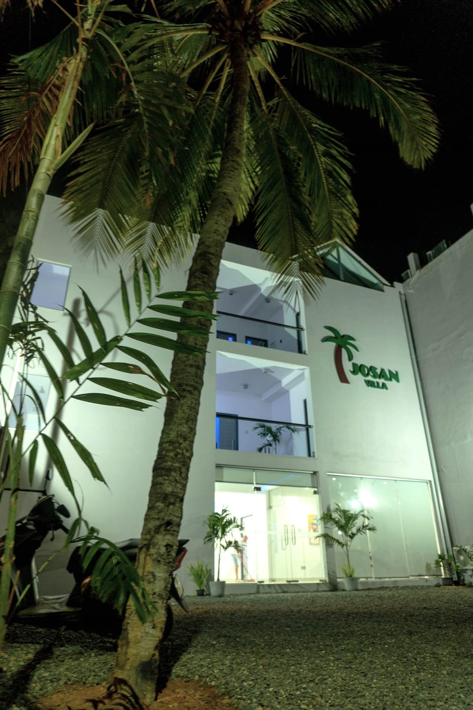 Front of property - evening/night