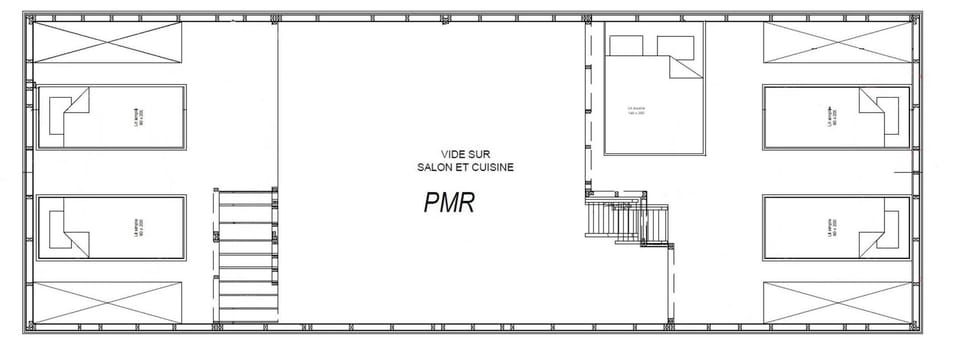 Cabane du Cerf, plan du haut