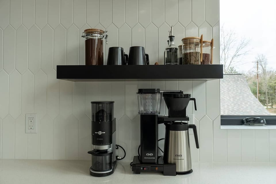 Enjoy local coffee and tea any time of the day!
