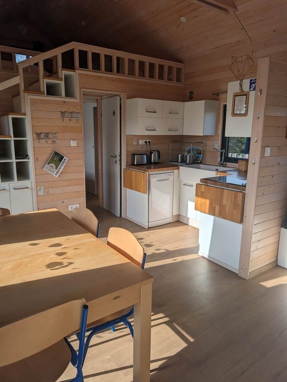 Cabane du Renard, grande pièce commune