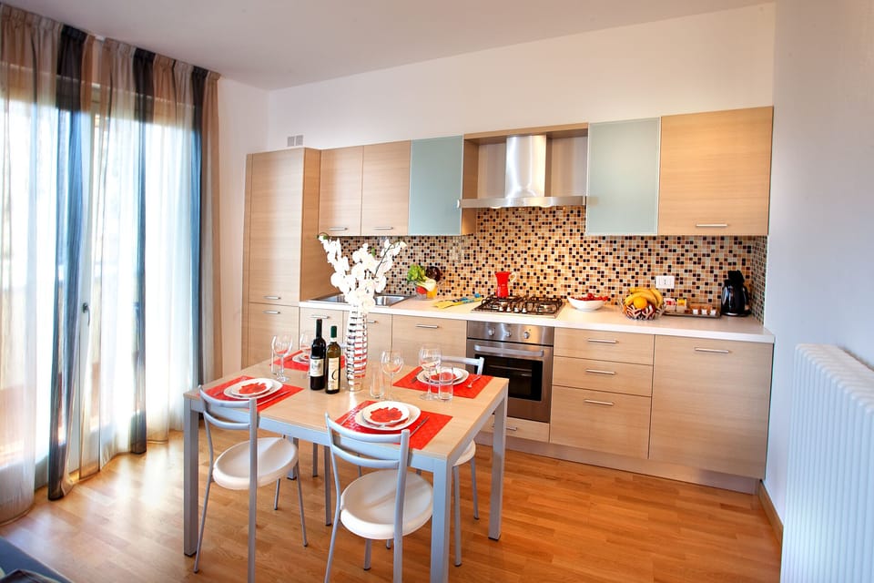 Kitchen , dining area