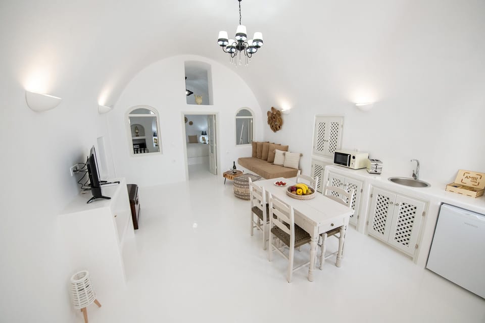 Luxury Villa, 2 Bedrooms, Hot Tub, Sea View | Living area | 48-inch LCD TV with digital channels, TV