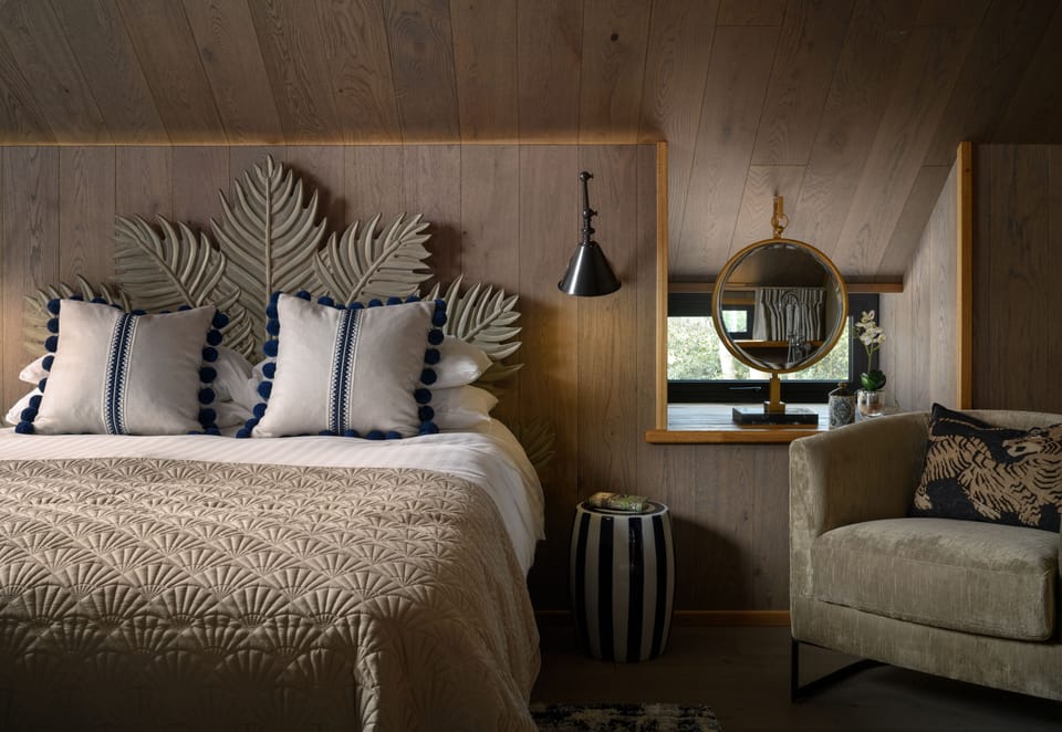 Pole Barn Junior Suite | Premium bedding, pillowtop beds, individually decorated