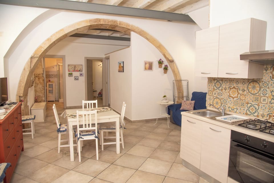 Family Apartment, Multiple Bedrooms, Sea Facing (Tiche Home 200m From Sea) | Private kitchen | Fridge, microwave, oven, stovetop