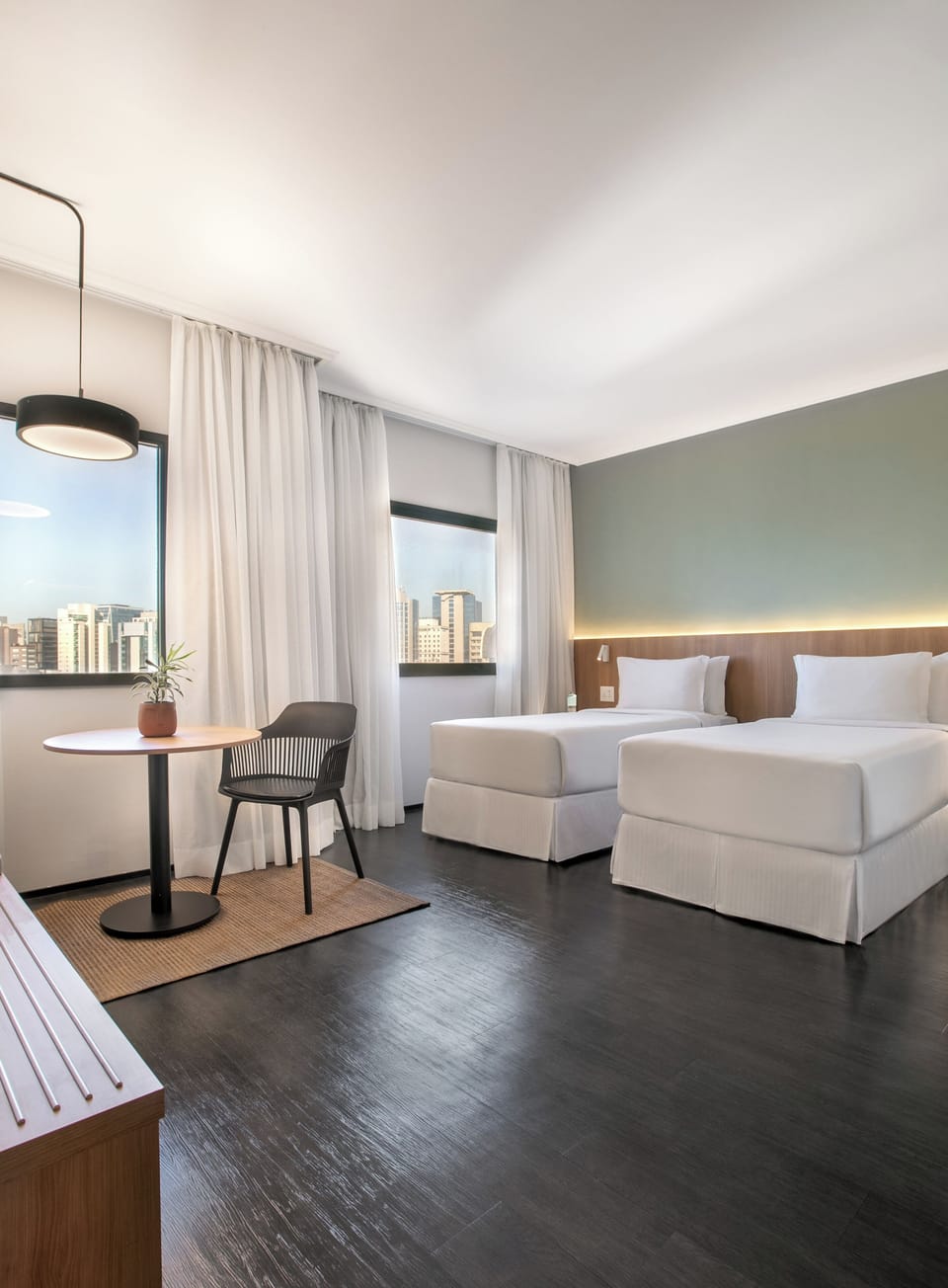 Innside, Twin Room, City View | View from room