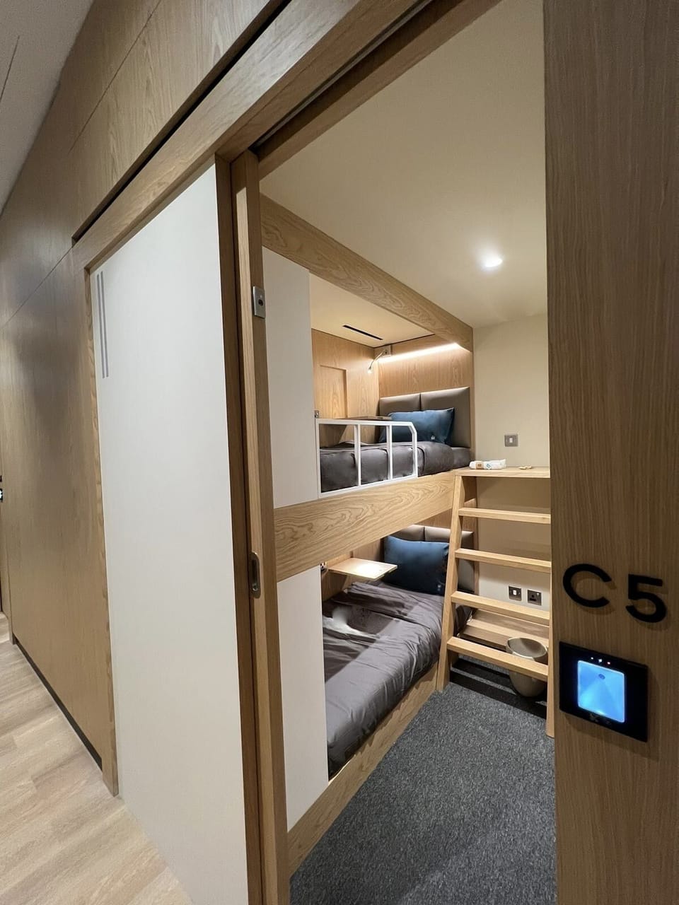 Laptop workspace, free WiFi, bed sheets