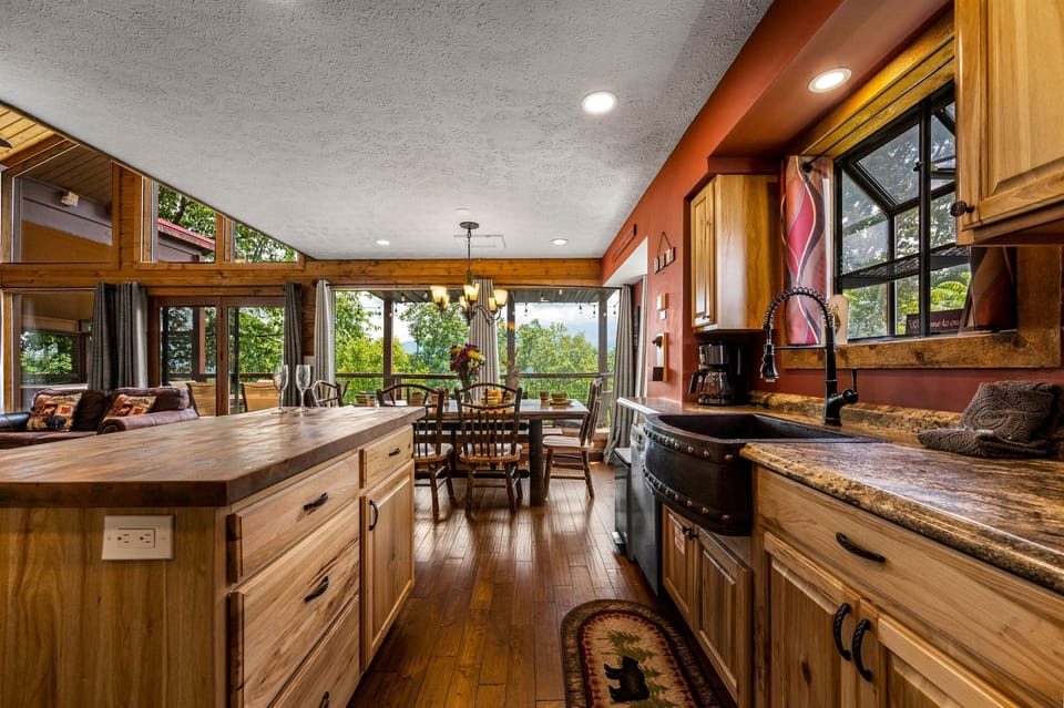Open layout kitchen