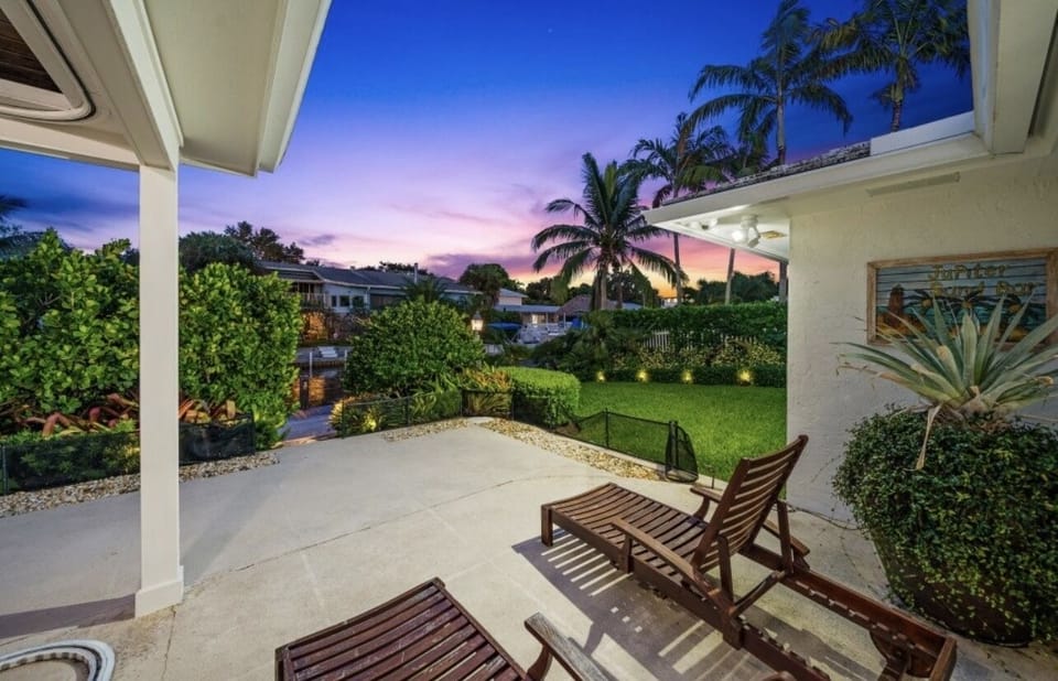 Outdoor tv in back patio 