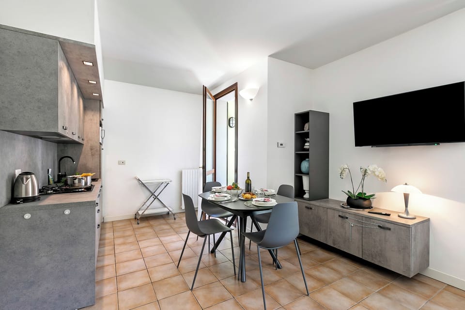 Kitchen and dining area