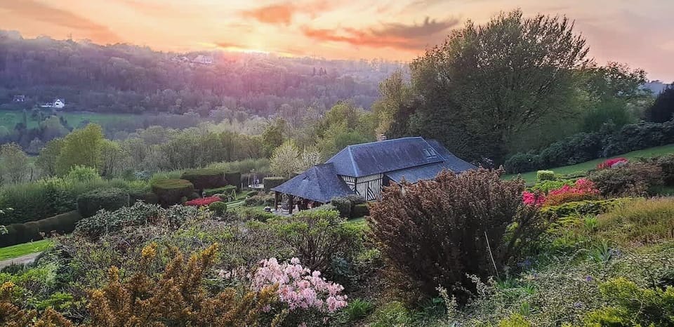 amazing view of the valley