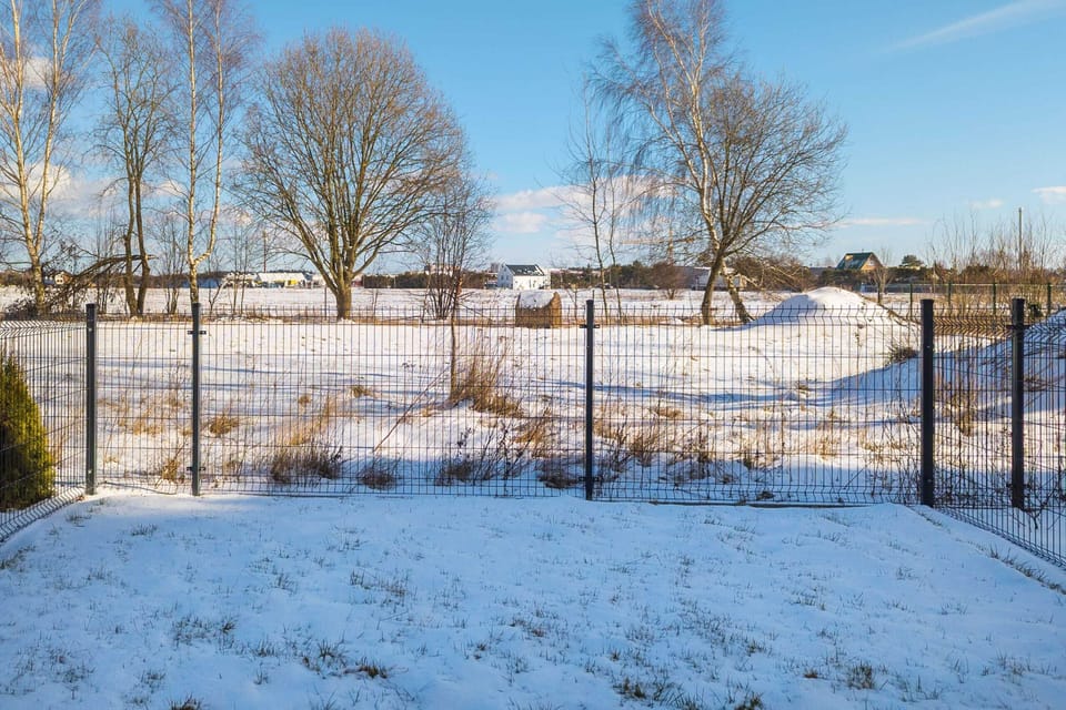 Garden belonging to the apartment.