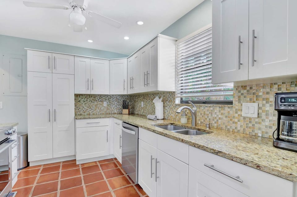 Our Kitchen Has Granite Counters, Stainless Appliances and Great Natural Light