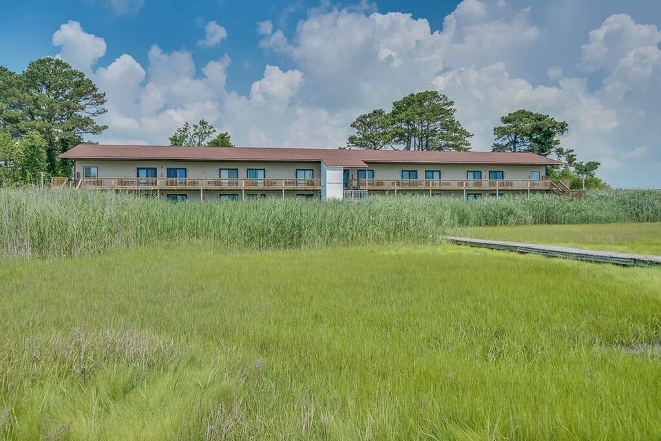 View of the Inn from the Dock.