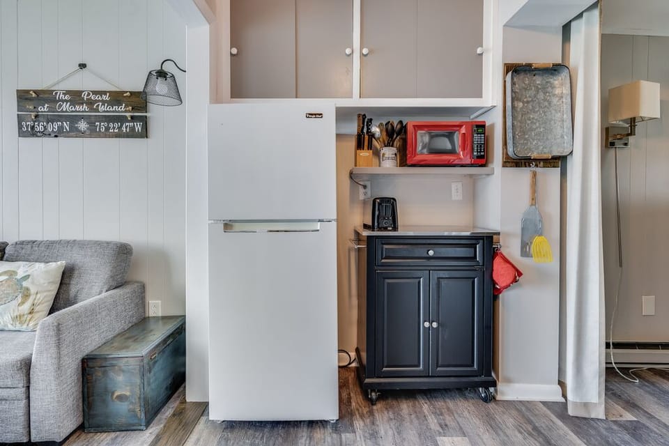All the gadgets you need, and an apartment-sized Refrigerator.