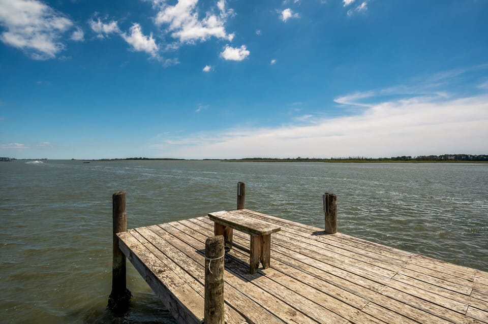 Sunbathe or try your hand at fishing and crabbing.