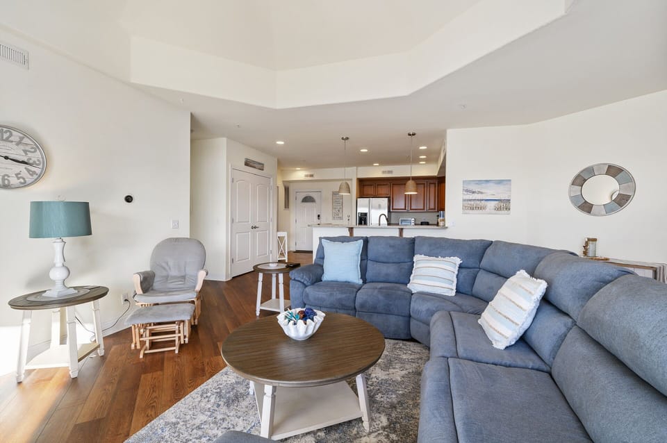 Plenty of room for the whole gang to relax and spend time together without ever feeling crowded.