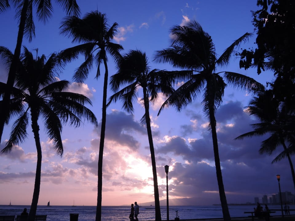 Waikiki Sunset near Kapiolani park