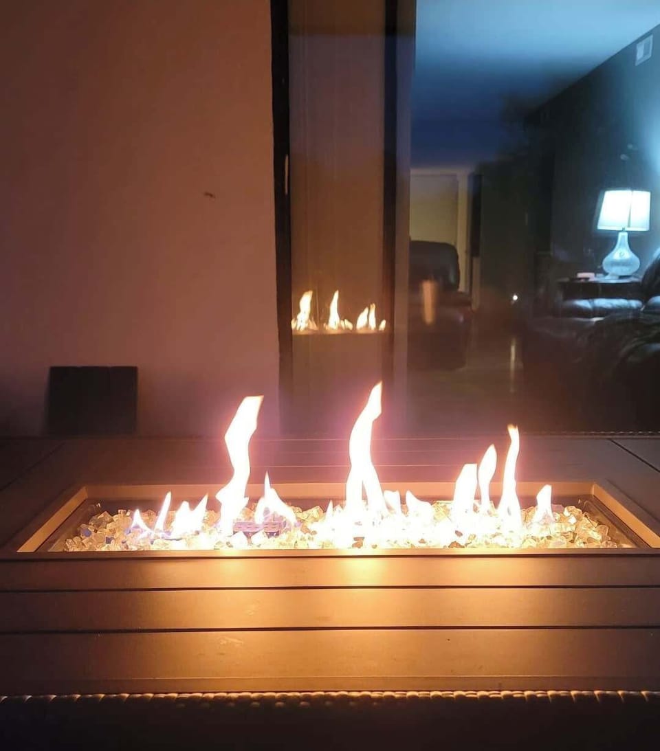 Fire Pit Table  on Patio