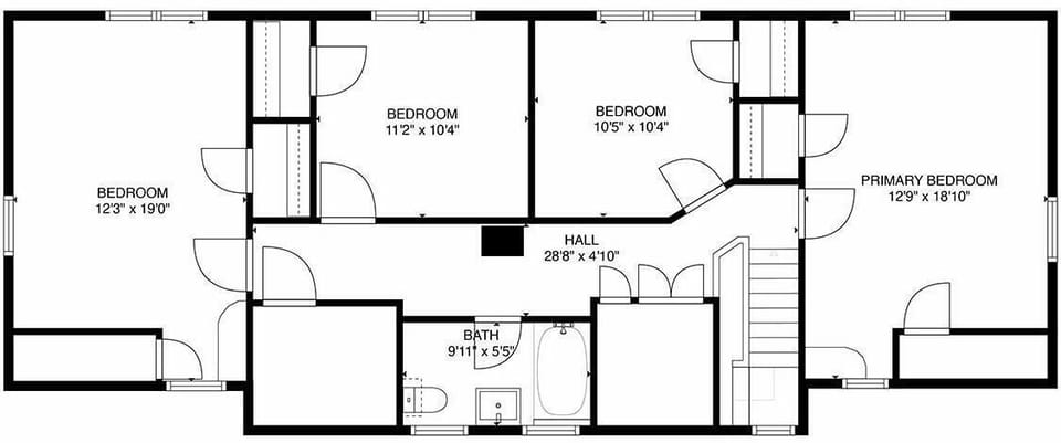 Second Level Floor Plan