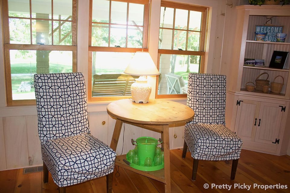 Seating area for Quiet Summer Reading