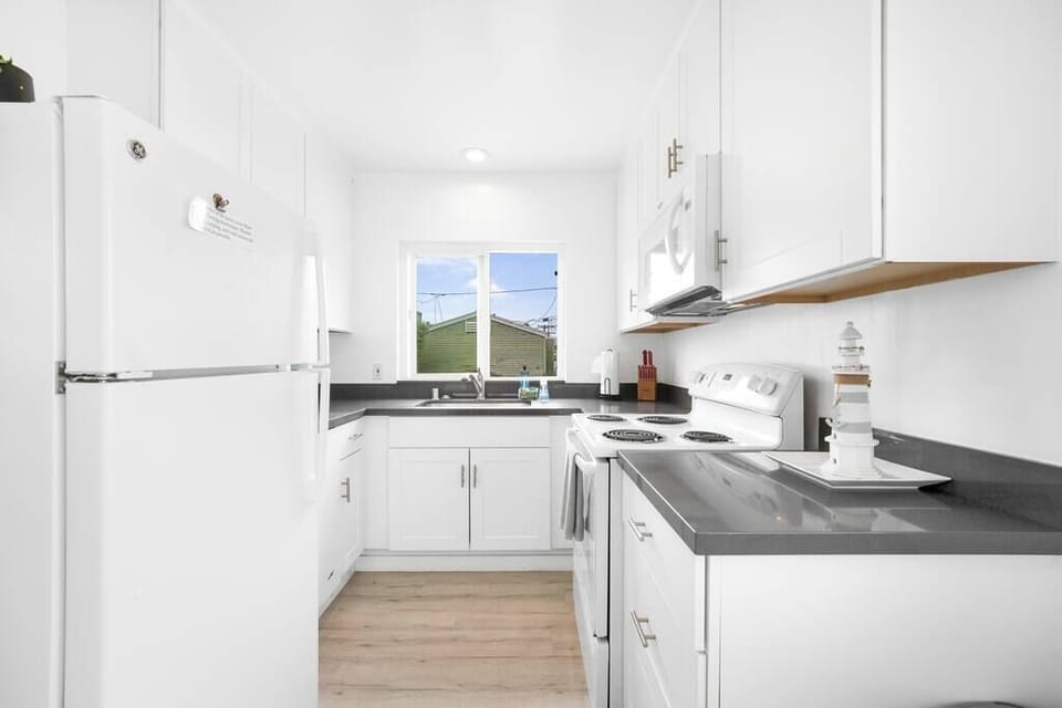 Fully stocked kitchen in Unit 2.