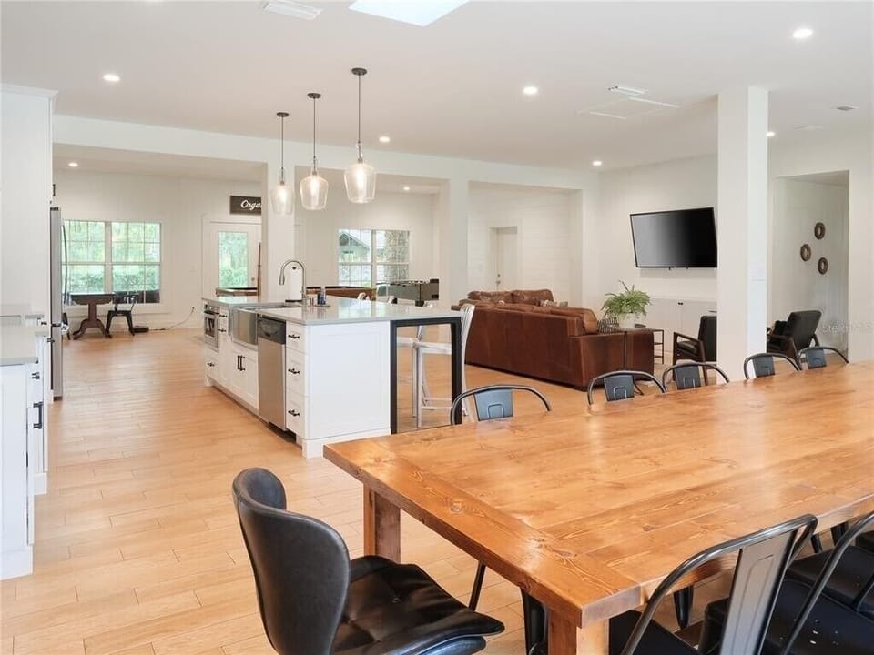 Open concept great room for being together