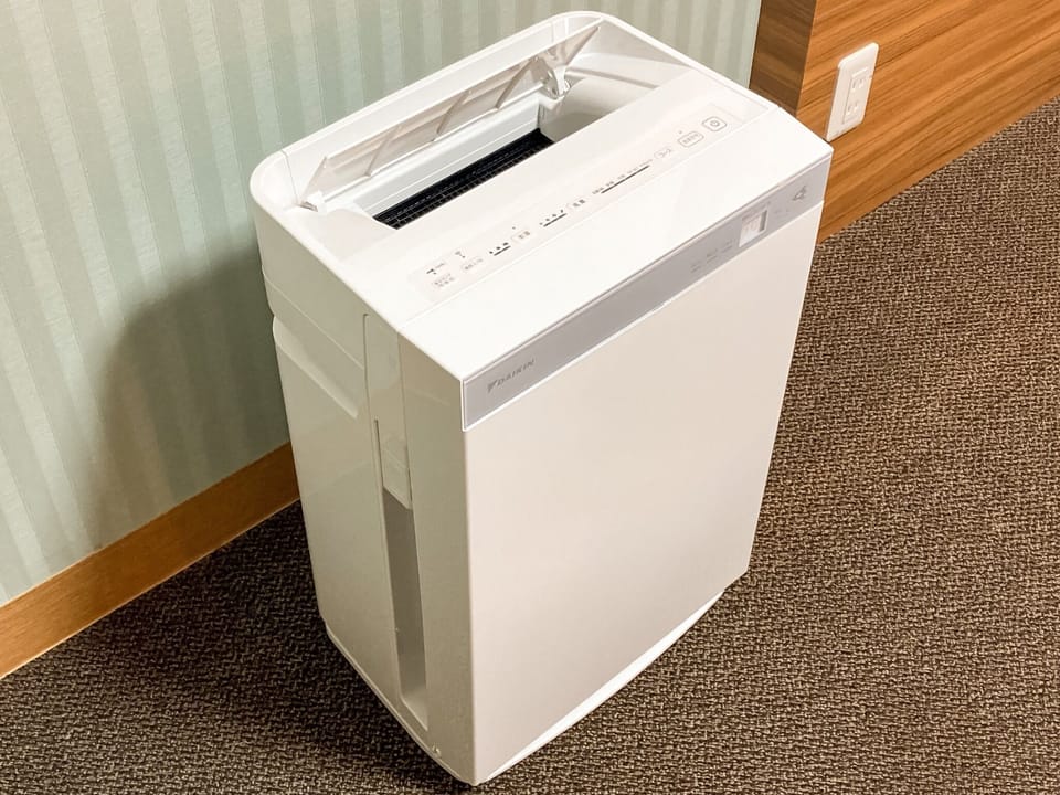 ・Each guest room is equipped with an air purifier. Enjoy your time in the clean air