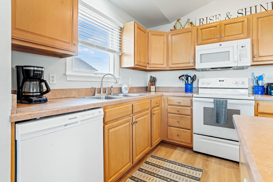 Kitchen is stocked and ready for your crew
