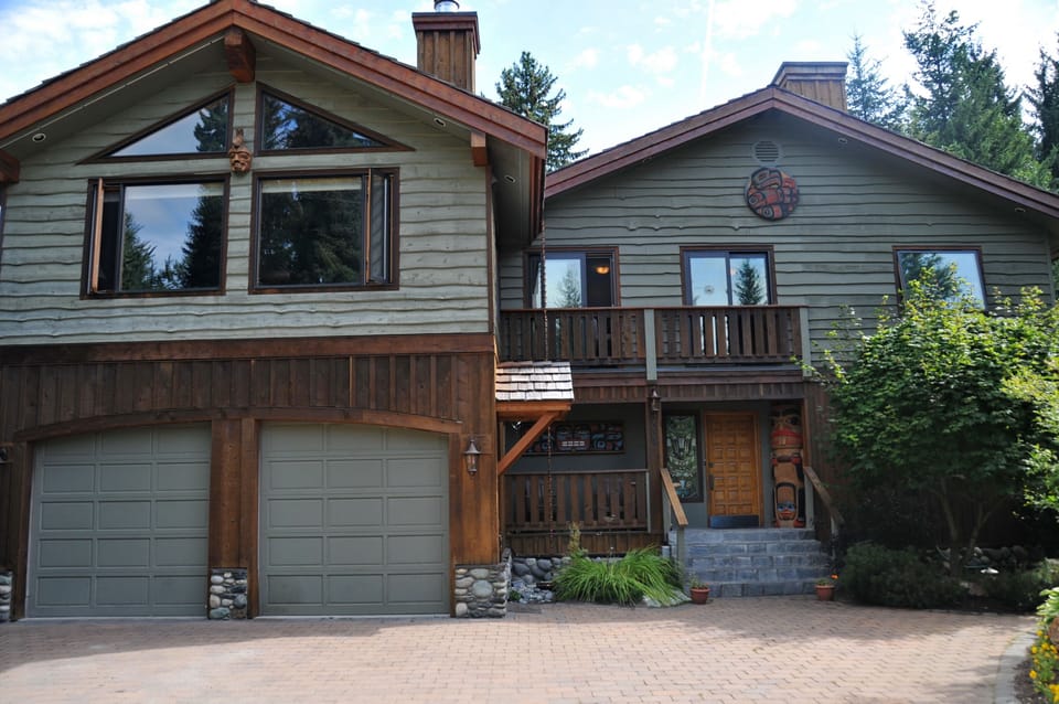 large driveway to park car