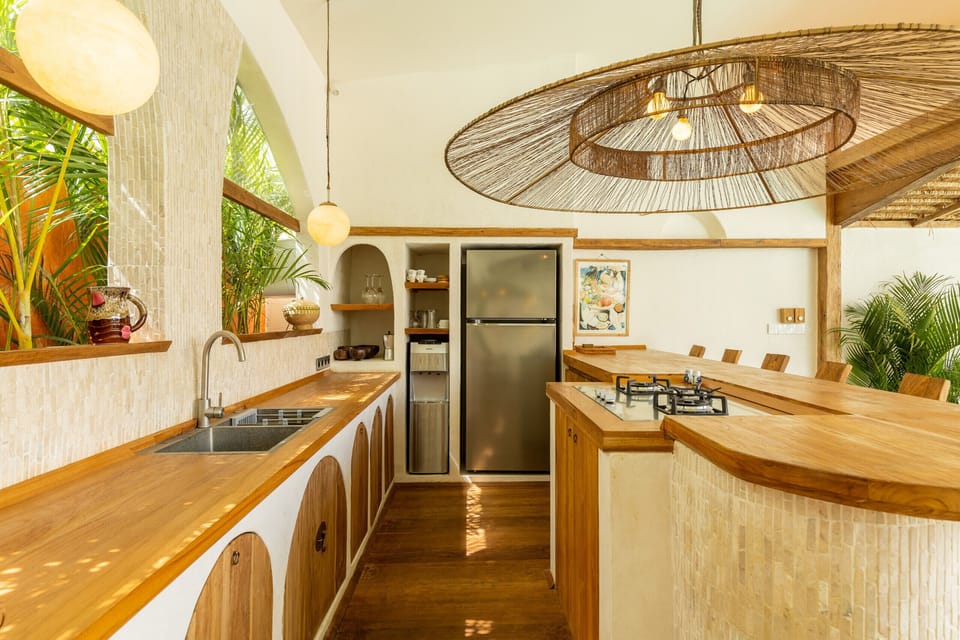 kitchen with bar