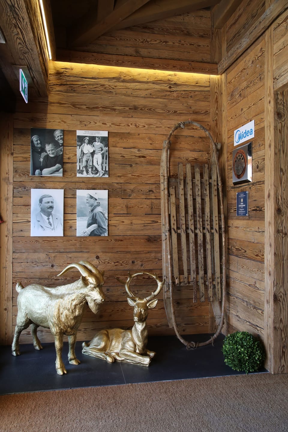 Interior entrance