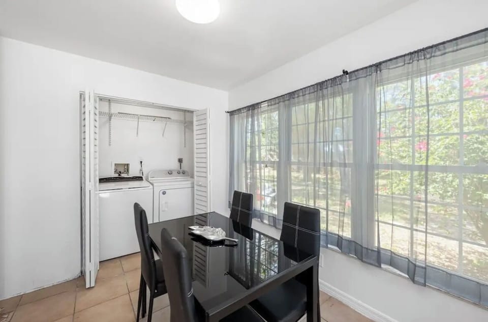 Washer and dryer in unit included
