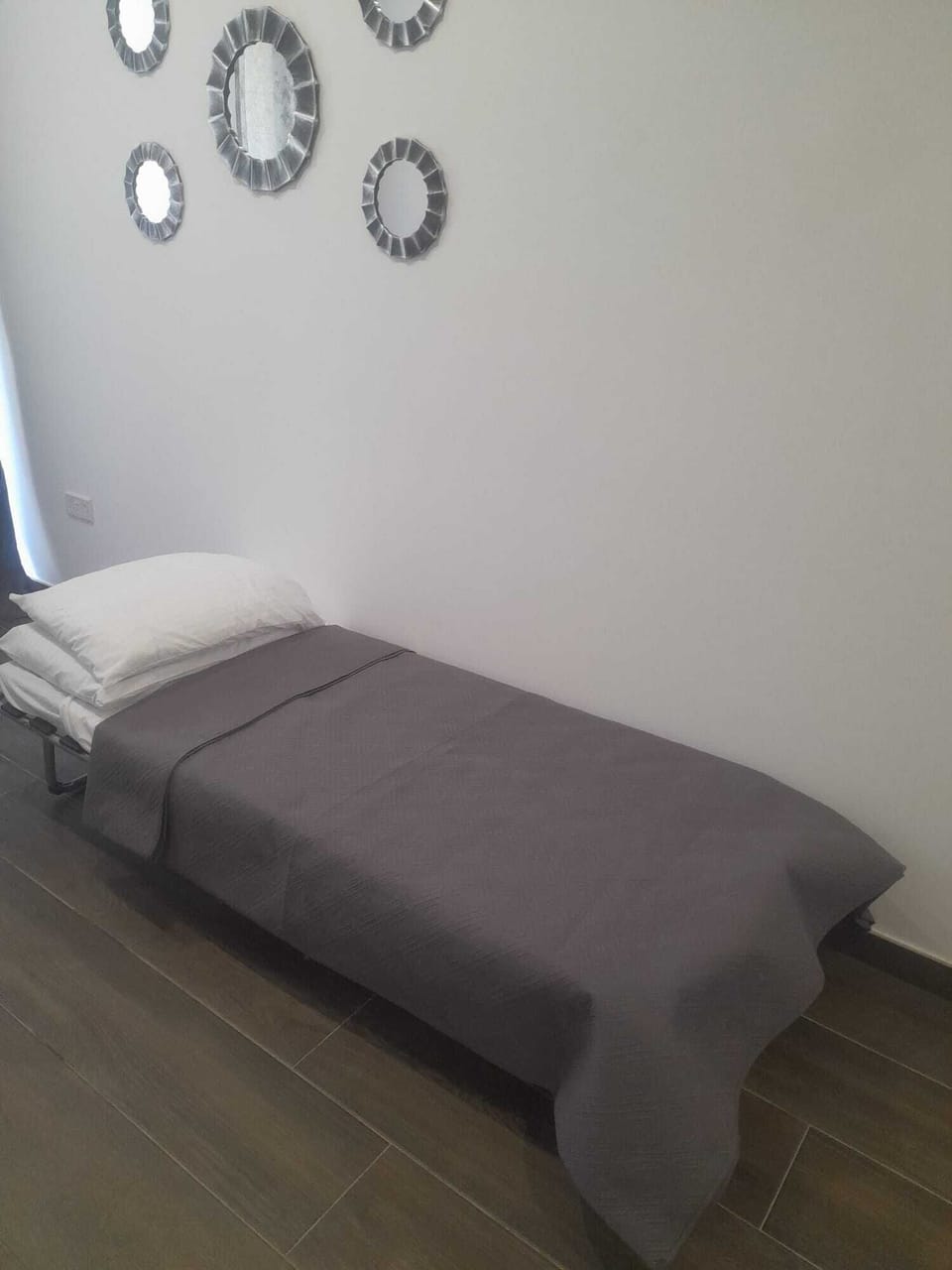 Folding bed available for bookings with 3 guests