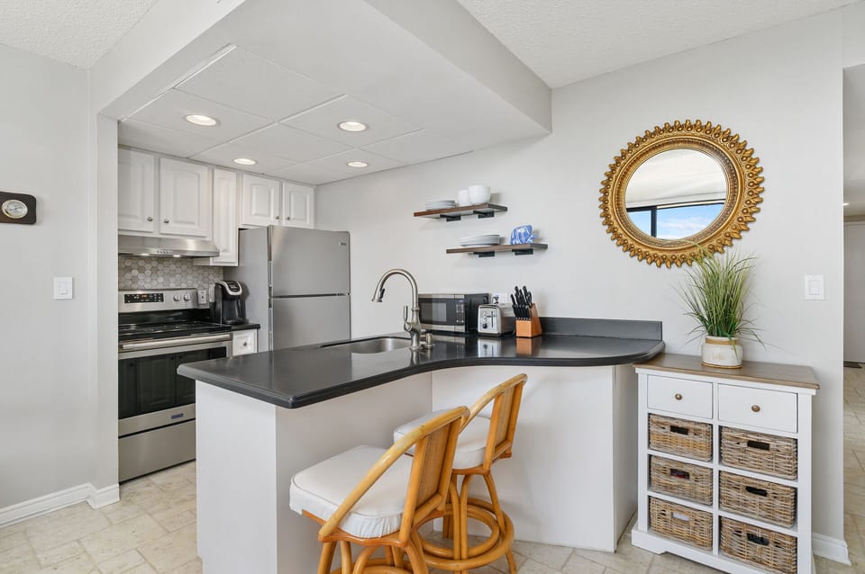 The Chef in your family will fall in love with the updated, well-stocked Kitchen!