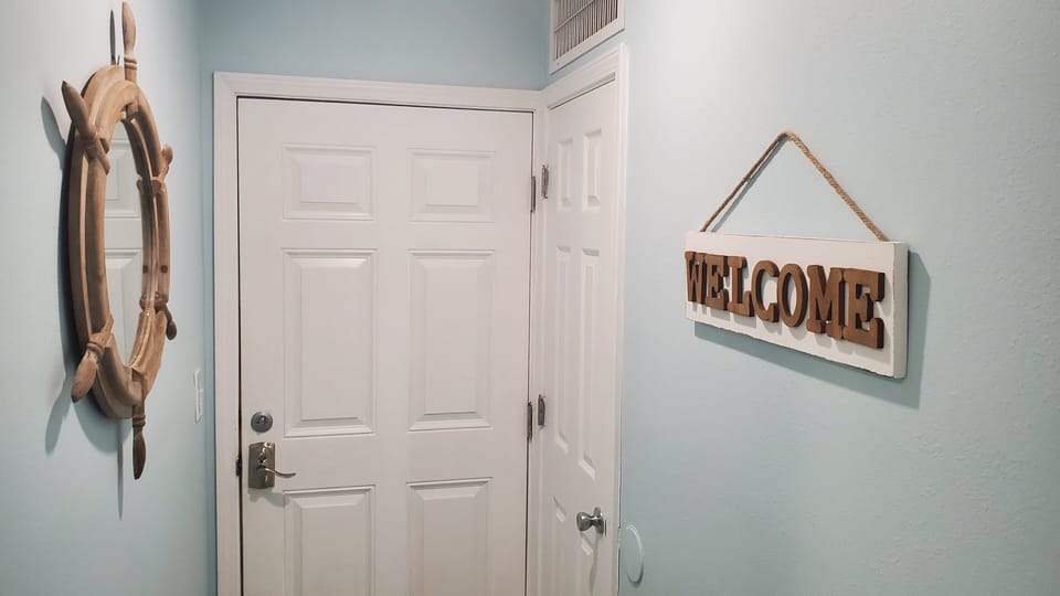 Our entry door where you will feel at home with very first steps inside