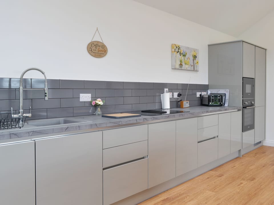 Kitchen area | Old Byre Cottage - Old View Holidays, Carlisle